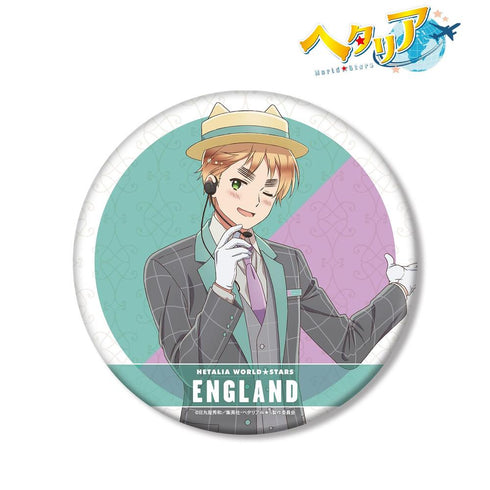 『ヘタリア World★Stars』描き下ろしイラスト イギリス 遊園地ver. BIG缶バッジ【202608再販】