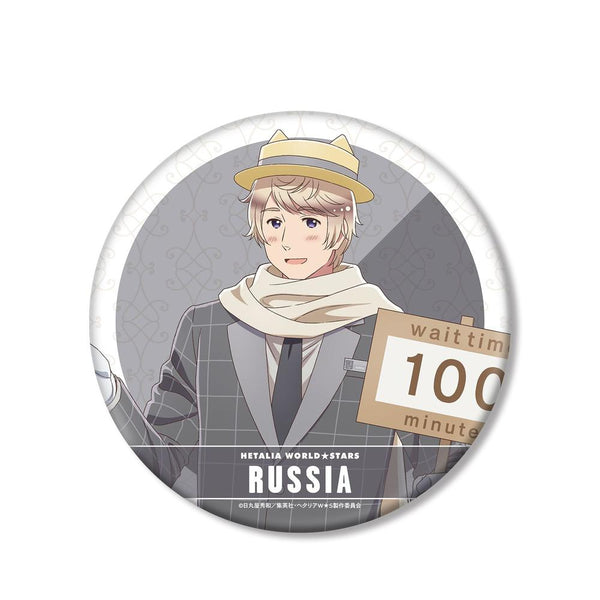 『ヘタリア World★Stars』描き下ろしイラスト ロシア 遊園地ver. BIG缶バッジ【202608再販】