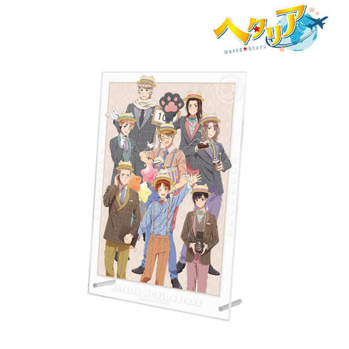『ヘタリア World★Stars』描き下ろしイラスト 集合 遊園地ver. A4アクリルパネル【202608再販】