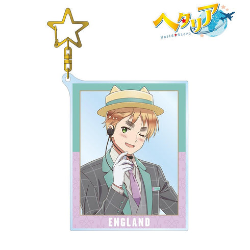 『ヘタリア World★Stars』描き下ろしイラスト イギリス 遊園地ver. BIGアクリルキーホルダー【202501再販】