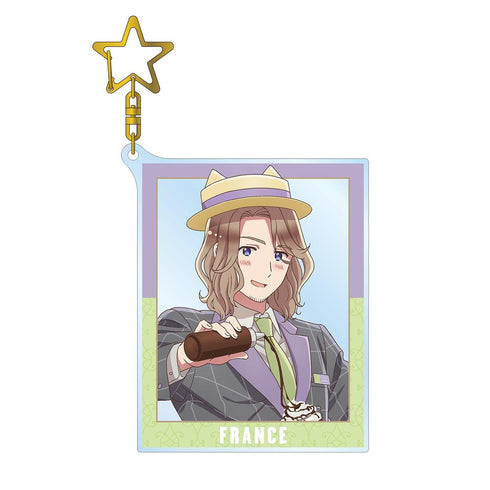 『ヘタリア World★Stars』描き下ろしイラスト フランス 遊園地ver. BIGアクリルキーホルダー【202501再販】