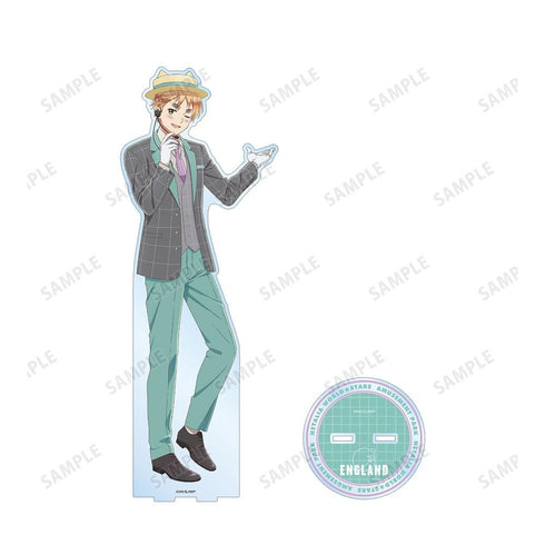 『ヘタリア World★Stars』描き下ろしイラスト イギリス 遊園地ver. 特大アクリルスタンド【202608再販】