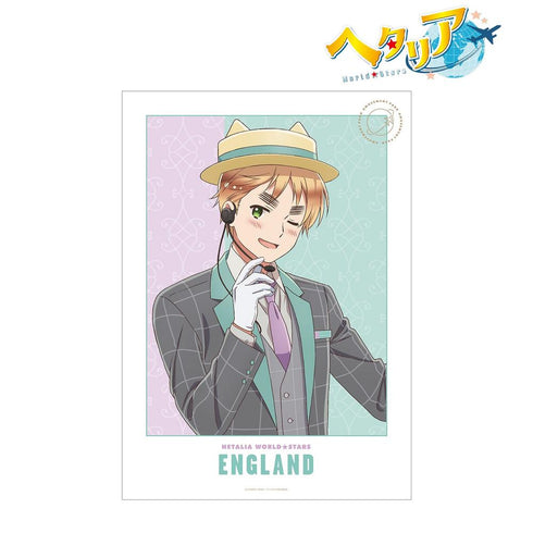 『ヘタリア World★Stars』描き下ろしイラスト イギリス 遊園地ver. A3マット加工ポスター【202608再販】