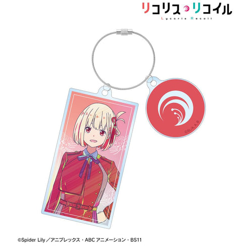 『リコリス・リコイル』錦木千束 Ani-Art clear label 2連ワイヤーアクリルキーホルダー【202504再販】