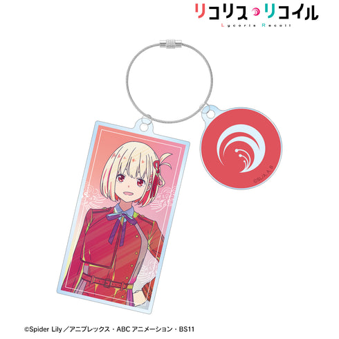 『リコリス・リコイル』錦⽊千束 Ani-Art clear label 2連ワイヤーアクリルキーホルダー