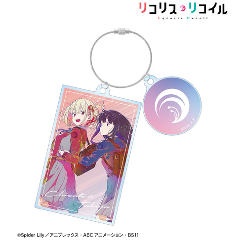 『リコリス・リコイル』錦⽊千束&井ノ上たきな Ani-Art clear label 2連ワイヤーアクリルキーホルダー