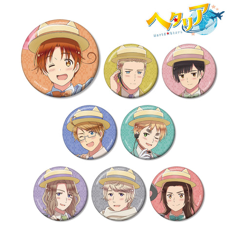 『ヘタリア World★Stars』描き下ろしイラスト 遊園地ver. トレーディング⽸バッジ BOX