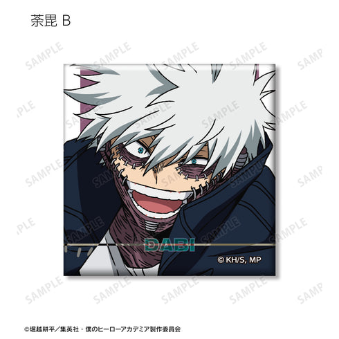 『僕のヒーローアカデミア』トレーディングスクエア⽸バッジ ver.E(全8種)BOX