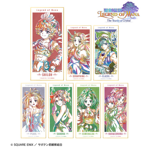 『聖剣伝説 Legend of Mana -The Teardrop Crystal-』トレーディング Ani-Art スタンド付き色紙(全7種) BOX