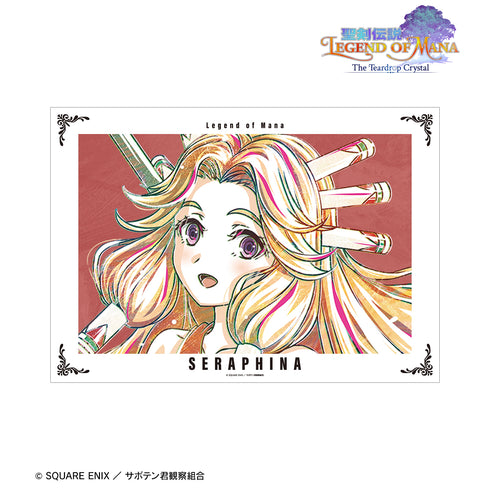 『聖剣伝説 Legend of Mana -The Teardrop Crystal-』セラフィナ Ani-Art A3マット加工ポスター