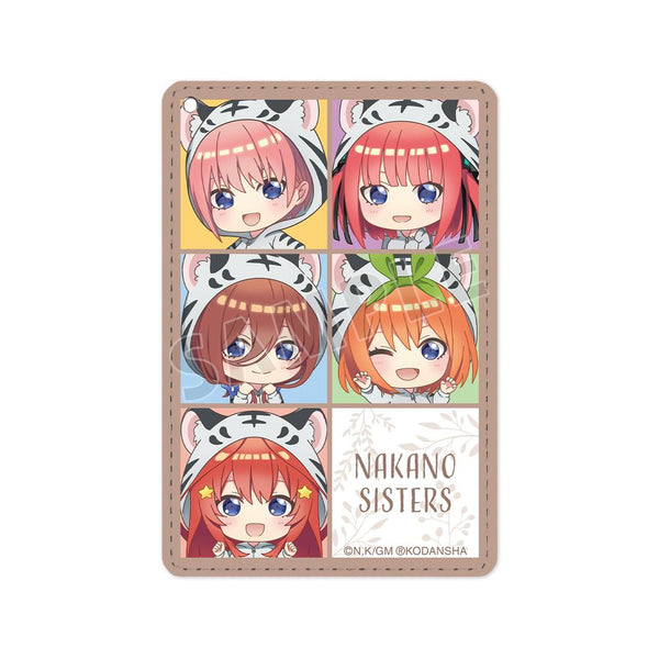 『五等分の花嫁』東武動物公園コラボ 集合 ちびキャラ 1ポケットパスケース ver.A【202501再販】