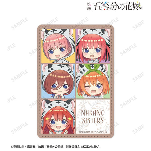 『五等分の花嫁』東武動物公園コラボ 集合 ちびキャラ 1ポケットパスケース ver.A【202501再販】