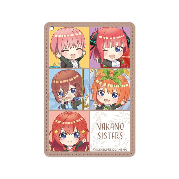 『五等分の花嫁』東武動物公園コラボ 集合 ちびキャラ 1ポケットパスケース ver.B【202501再販】