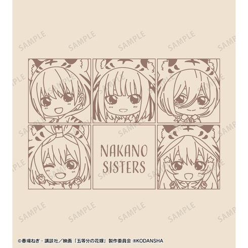 『五等分の花嫁』東武動物公園コラボ 集合 ちびキャラ BIGジップトートバッグ ver.A【202501再販】
