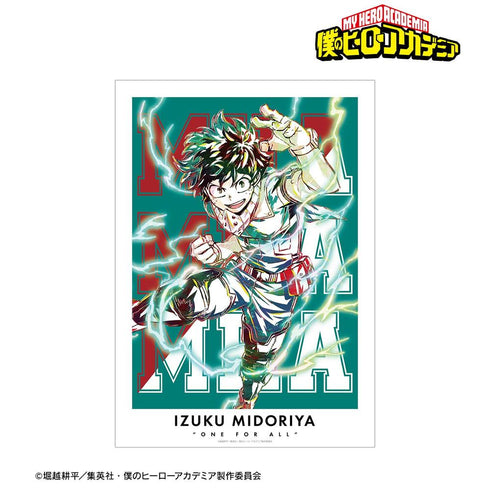 『僕のヒーローアカデミア』緑谷出久 Ani-Art 第3弾 全身ver. A3マット加工ポスター【202608再販】