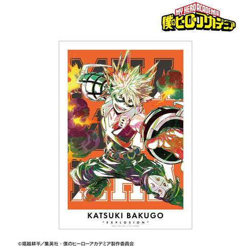 『僕のヒーローアカデミア』爆豪勝己 Ani-Art 第3弾 全身ver. A3マット加工ポスター【202603再販】