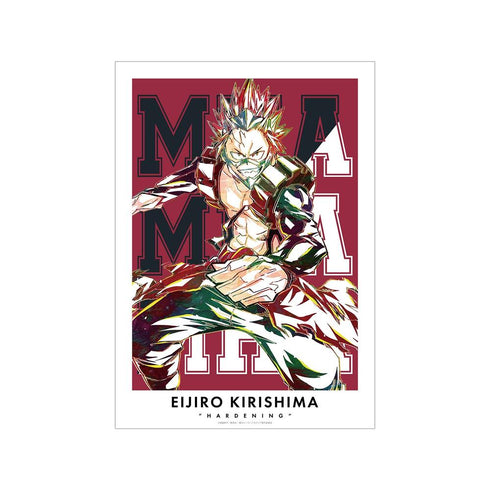 『僕のヒーローアカデミア』切島鋭児郎 Ani-Art 第3弾 全身ver. A3マット加工ポスター【202608再販】