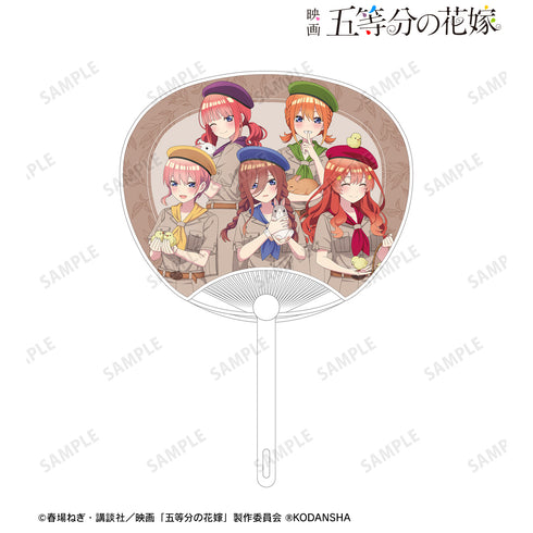 『映画 五等分の花嫁』東武動物公園コラボ 描き下ろしイラスト 集合 サファリルックver. うちわ