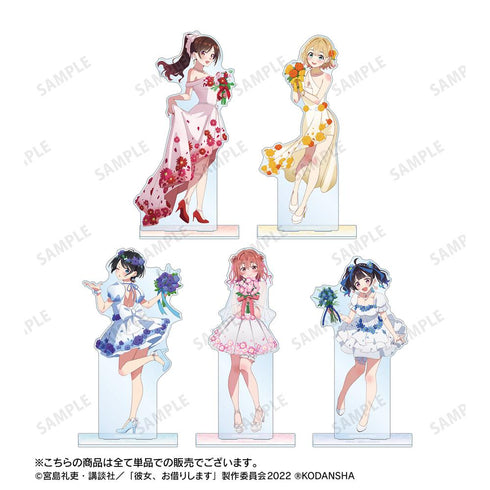 『彼女、お借りします』描き下ろしイラスト 水原千鶴 花びらドレスver. 特大アクリルスタンド【202508再販】