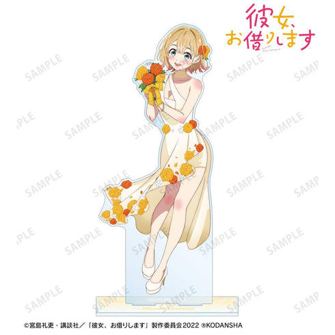 『彼女、お借りします』描き下ろしイラスト 七海麻美 花びらドレスver. 特大アクリルスタンド【202508再販】