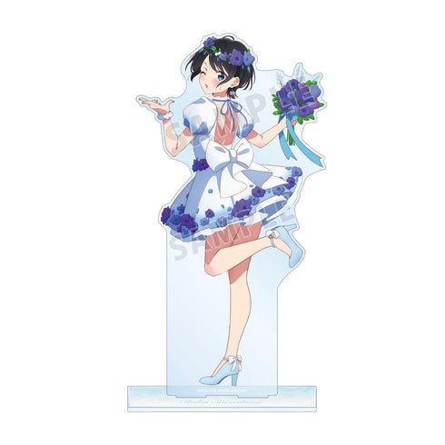 『彼女、お借りします』描き下ろしイラスト 更科瑠夏 花びらドレスver. 特大アクリルスタンド【202508再販】