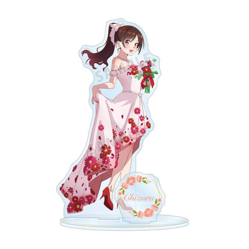 『彼女、お借りします』描き下ろしイラスト 水原千鶴 花びらドレスver. パーツ付きBIGアクリルスタンド【202508再販】
