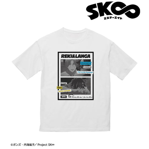 『SK∞ エスケーエイト』喜屋武 暦&馳河 ランガ 台詞BIGシルエットTシャツユニセックス【202408再販】