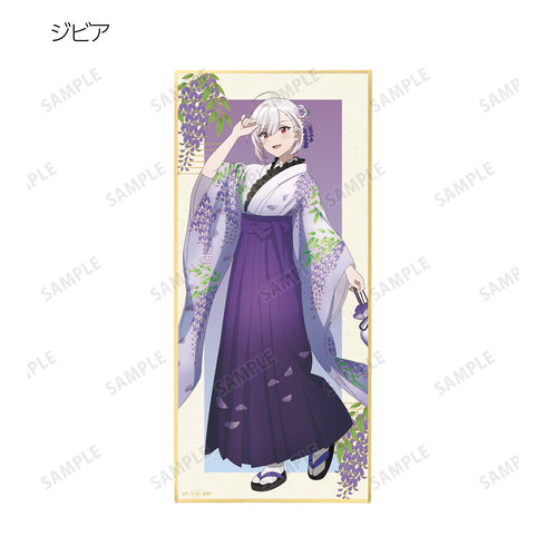 『スパイ教室』描き下ろしイラスト 花柄和装ver. トレーディングスタンド付き色紙 BOX