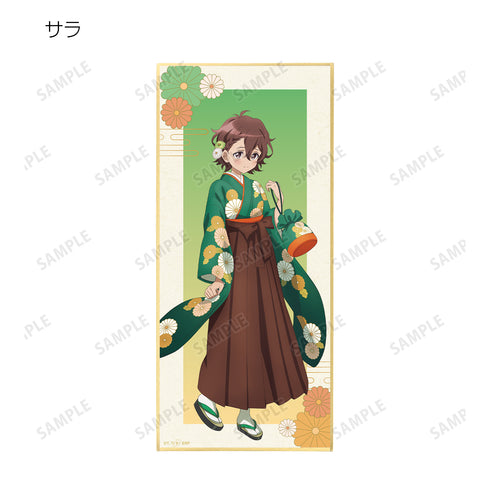 『スパイ教室』描き下ろしイラスト 花柄和装ver. トレーディングスタンド付き色紙 BOX