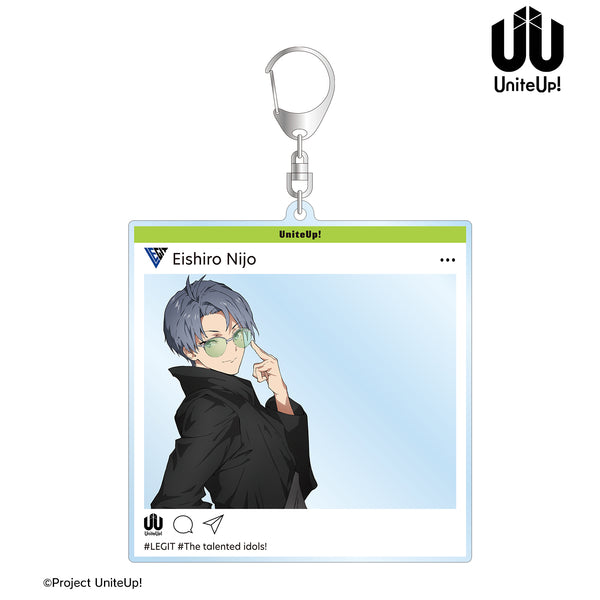 『UniteUp!』⼆条瑛⼠郎 SNS⾵BIGアクリルキーホルダー