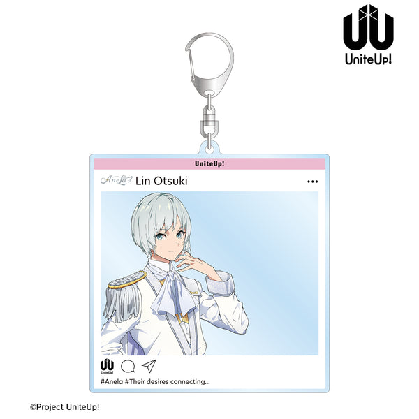 『UniteUp!』⼤⽉ 凛 SNS⾵BIGアクリルキーホルダー