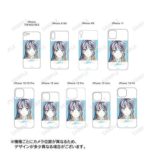 『青春ブタ野郎はバニーガール先輩の夢を見ない』桜島麻衣 Ani-Art 第3弾 強化ガラスiPhoneケース