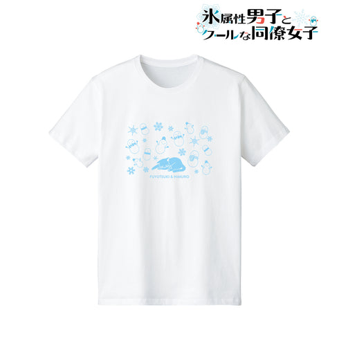 『氷属性男子とクールな同僚女子』冬⽉さん&氷室くん モチーフTシャツ(メンズ/レディース)