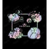 『ちみたん』集合 描き下ろしイラスト キャンプver. ホログラムTシャツ ver.A (メンズ/レディース)