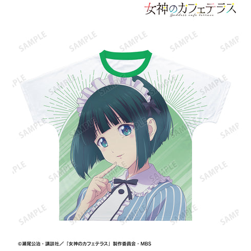 『女神のカフェテラス』小野白菊 フルグラフィックTシャツ