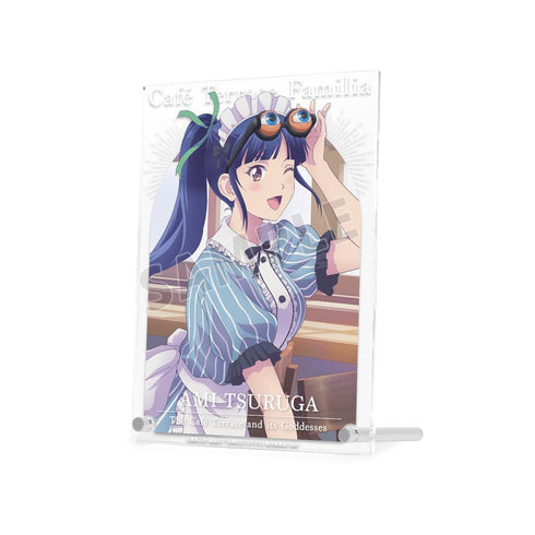 『女神のカフェテラス』鶴河 秋水 A6ダブルアクリルパネル【202507再販】