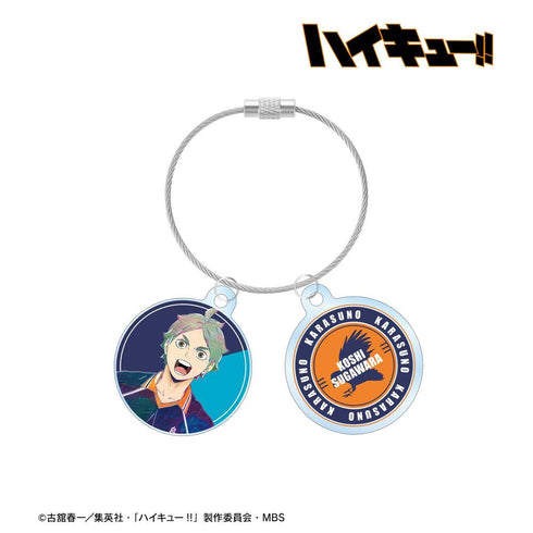 『ハイキュー!!』菅原孝支 Ani-Art 第4弾 2連ワイヤーアクリルキーホルダー【202608再販】