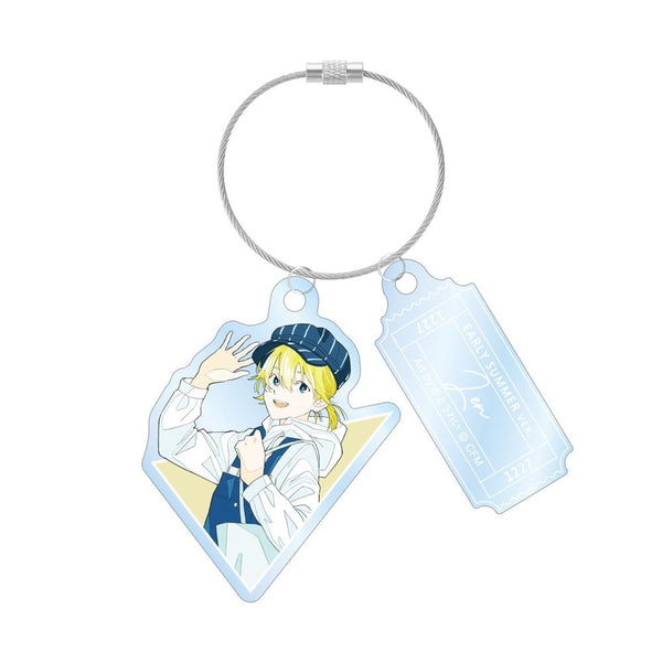 『ピアプロキャラクターズ』描き下ろしイラスト 鏡音レン 初夏のお出かけver. Art by かとうれい 2連ワイヤーアクリルキーホルダー【202603再販】