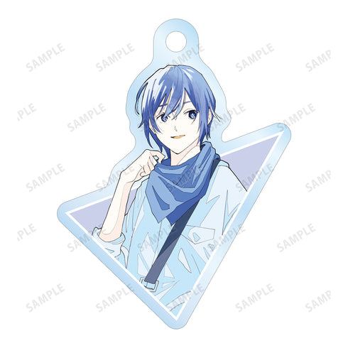 『ピアプロキャラクターズ』描き下ろしイラスト KAITO 初夏のお出かけver. Art by かとうれい 2連ワイヤーアクリルキーホルダー