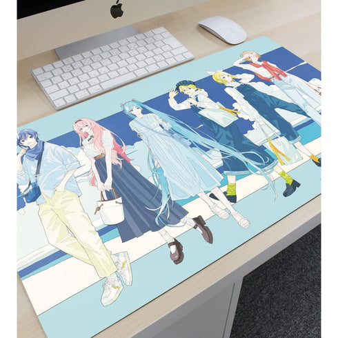 『ピアプロキャラクターズ』描き下ろしイラスト 集合 初夏のお出かけver. Art by かとうれい プレイマット【202603再販】