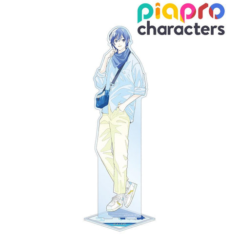 『ピアプロキャラクターズ』描き下ろしイラスト KAITO 初夏のお出かけver. Art by かとうれい 特大アクリルスタンド【202603再販】