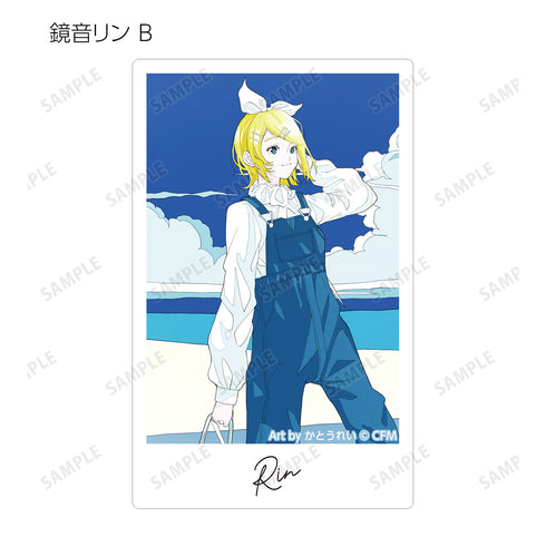 『ピアプロキャラクターズ』描き下ろしイラスト 初夏のお出かけver. Art by かとうれい トレーディングカードステッカー(全12種) BOX