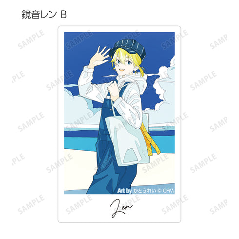 『ピアプロキャラクターズ』描き下ろしイラスト 初夏のお出かけver. Art by かとうれい トレーディングカードステッカー(全12種) BOX