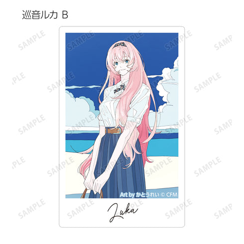 『ピアプロキャラクターズ』描き下ろしイラスト 初夏のお出かけver. Art by かとうれい トレーディングカードステッカー(全12種) BOX