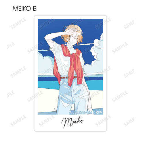 『ピアプロキャラクターズ』描き下ろしイラスト 初夏のお出かけver. Art by かとうれい トレーディングカードステッカー(全12種) BOX