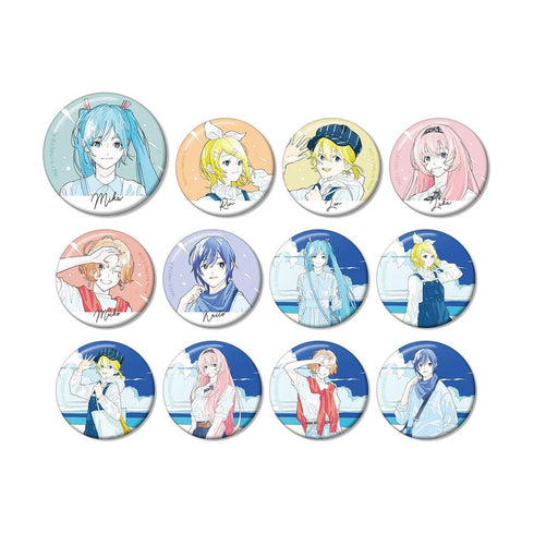 『ピアプロキャラクターズ』描き下ろしイラスト 初夏のお出かけver. Art by かとうれい トレーディング缶バッジ(単位/BOX)【202603再販】
