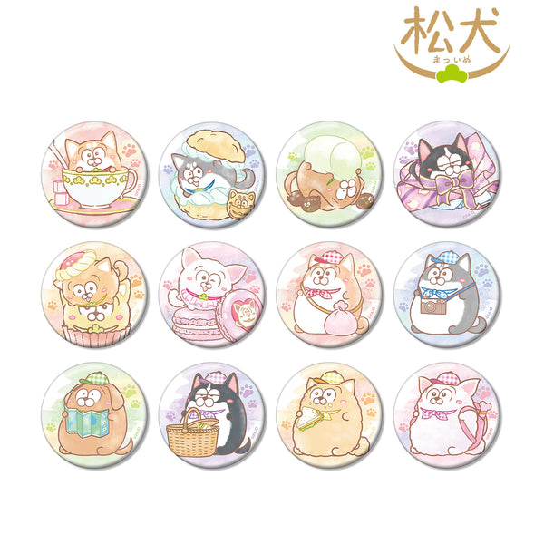 『おそ松さん 松⽝』トレーディング Ani-Art aqua label ⽸バッジ(全12種)BOX