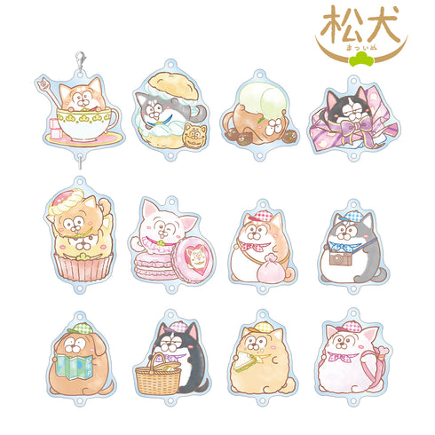 『おそ松さん 松⽝』トレーディング Ani-Art aqua label つながるアクリルキーホルダー (全12種)BOX