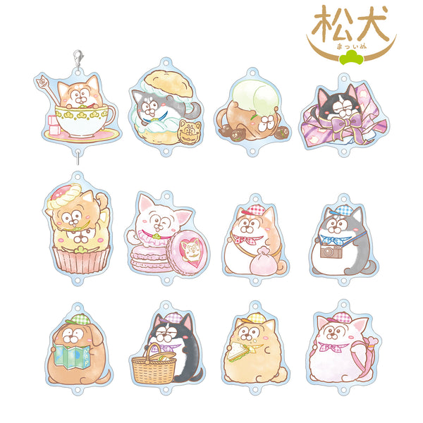 『おそ松さん 松⽝』トレーディング Ani-Art aqua label つながるアクリルキーホルダー (全12種)BOX