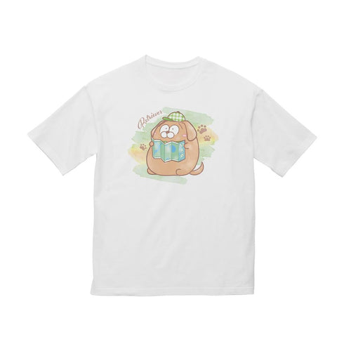 『松犬』レトリバー Ani-Art aqua label BIGシルエットTシャツユニセックス【202503再販】